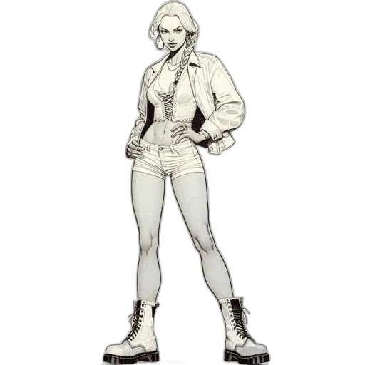 jacket, staff, weapon, shoes transparent PNG cut-out