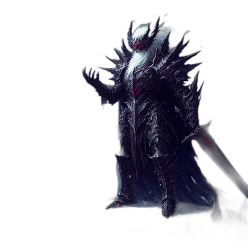 dragon, sword, staff, weapon transparent PNG cut-out
