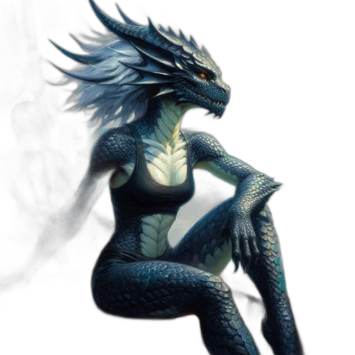dragon, creature, animal, concept art transparent PNG cut-out