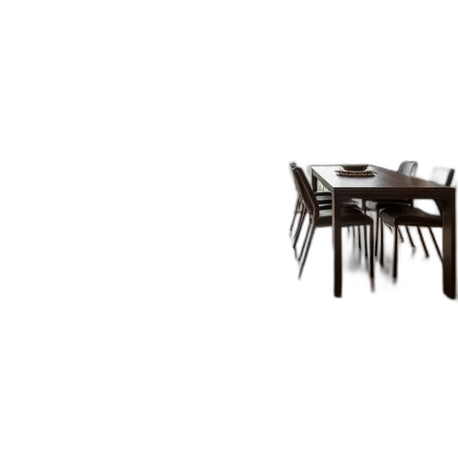 furniture, food, animal, 3d render transparent PNG cut-out