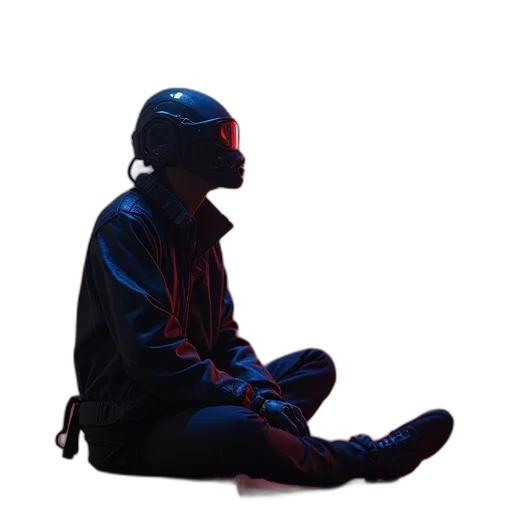 jacket, mask, face, hat transparent PNG cut-out