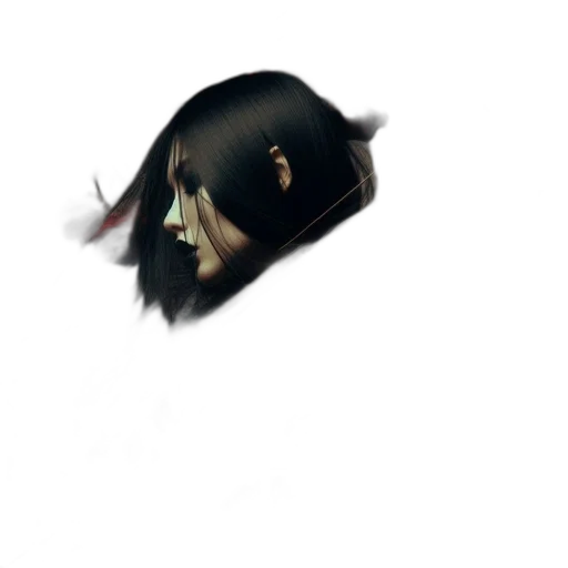 face, mask, hair, creature transparent PNG cut-out