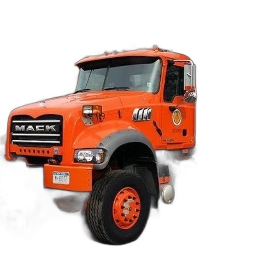 3d render, photorealistic, orange, mack transparent PNG cut-out