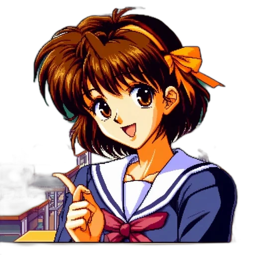 staff, weapon, robot, vaporwave transparent PNG cut-out