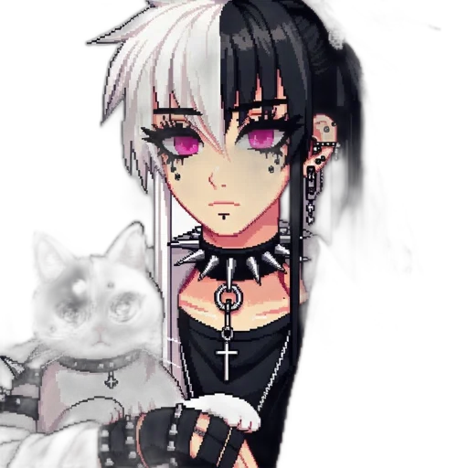 staff, anime, pixel art, fantasy art transparent PNG cut-out