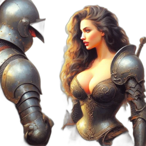 sword, fantasy art, concept art, comic book art transparent PNG cut-out