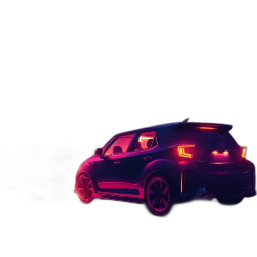 car, weapon, robot, 3d render transparent PNG cut-out