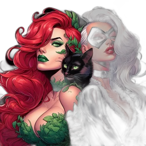 fantasy art, comic book art, concept art, photorealistic transparent PNG cut-out