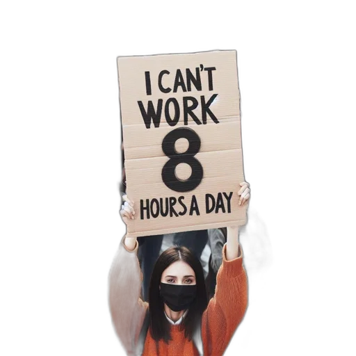 3d render, diverse, protesters, gather transparent PNG cut-out