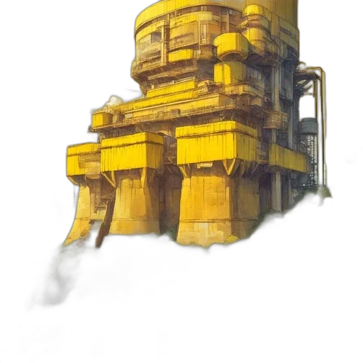 building, robot, weapon, crown transparent PNG cut-out
