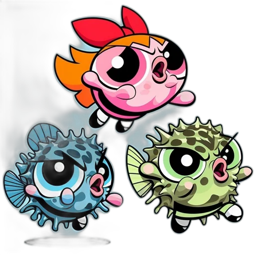 concept art, cartoon, comic book art, 3d render transparent PNG cut-out