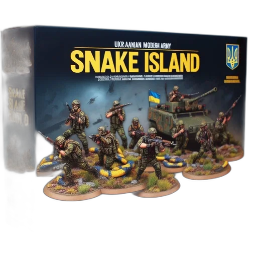 boxed, set, snake, island transparent PNG cut-out