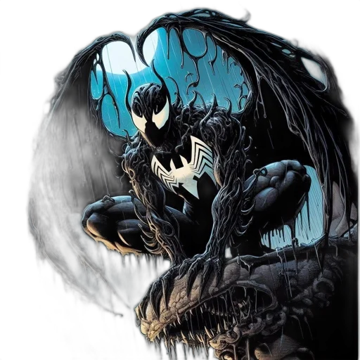 creature, animal, mask, comic book art transparent PNG cut-out