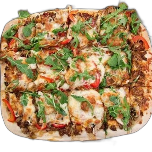 food, delicious-looking, pizza, variety transparent PNG cut-out