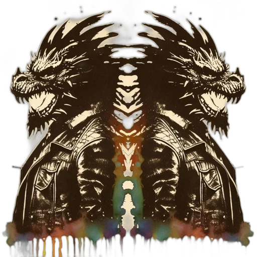 dragon, creature, mask, animal transparent PNG cut-out