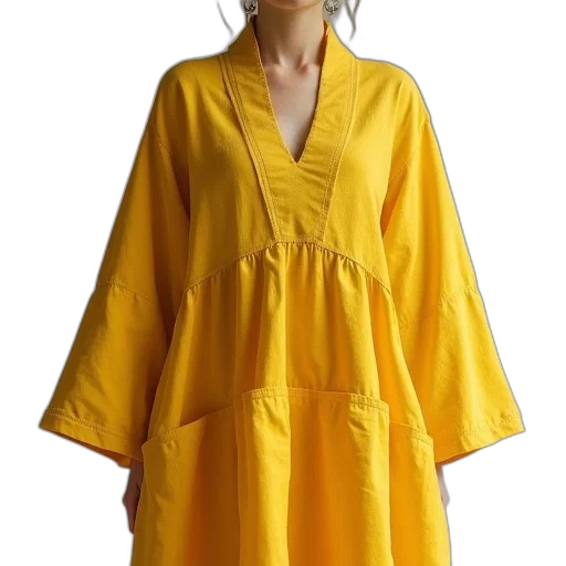 dress, jacket, golden, yellow transparent PNG cut-out