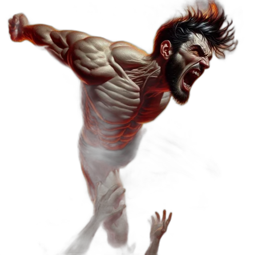 creature, concept art, comic book art, fantasy art transparent PNG cut-out