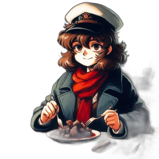 food, staff, hat, weapon transparent PNG cut-out