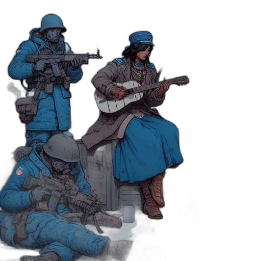 weapon, jacket, concept art, comic book art transparent PNG cut-out
