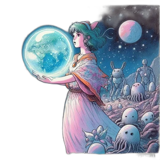 dress, watercolor, fantasy art, concept art transparent PNG cut-out