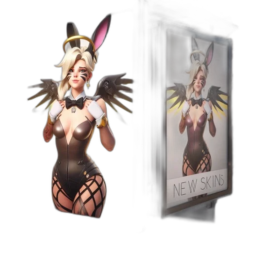 concept art, fantasy art, pixel art, 3d render transparent PNG cut-out