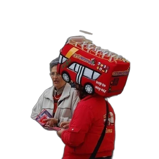 jacket, staff, umbrella, robot transparent PNG cut-out