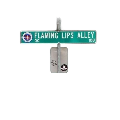street, sign, flaming, lips transparent PNG cut-out