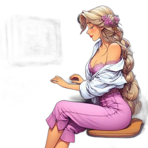 dress, staff, furniture, jewelry transparent PNG cut-out