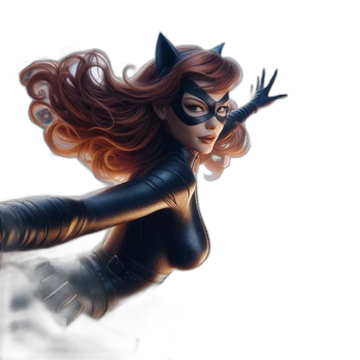 comic book art, concept art, fantasy art, 3d render transparent PNG cut-out