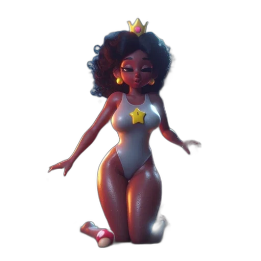 crown, dress, creature, concept art transparent PNG cut-out