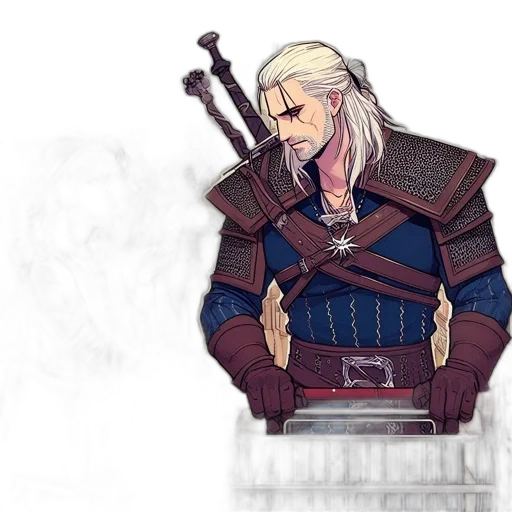 sword, weapon, staff, fantasy art transparent PNG cut-out