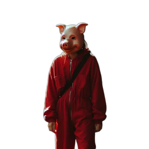 animal, mask, creature, jacket transparent PNG cut-out
