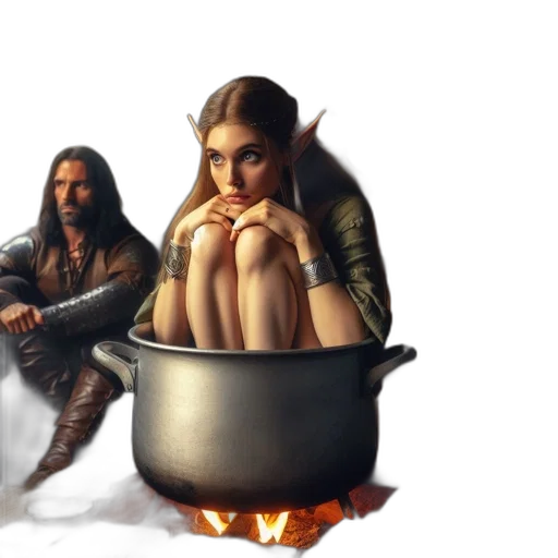food, fantasy art, concept art, photorealistic transparent PNG cut-out
