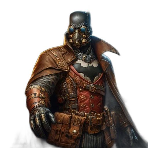 mask, jacket, face, concept art transparent PNG cut-out