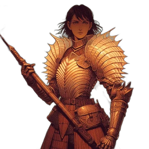 sword, weapon, dragon, staff transparent PNG cut-out