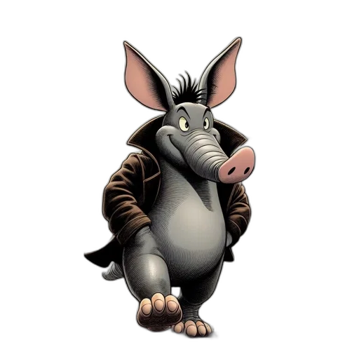 animal, creature, staff, jacket transparent PNG cut-out