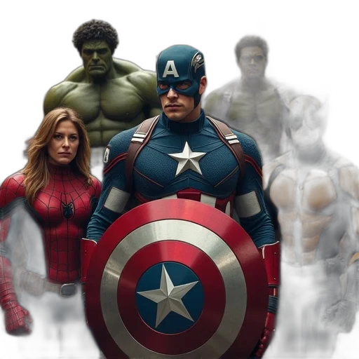 comic book art, concept art, 3d render, picture transparent PNG cut-out