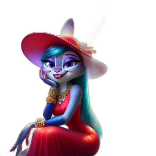 hat, dress, crown, staff transparent PNG cut-out