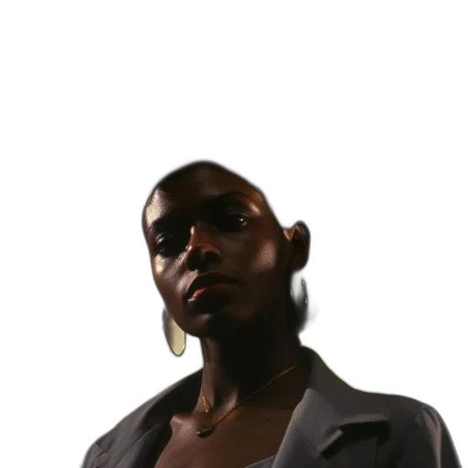 staff, face, jacket, jewelry transparent PNG cut-out