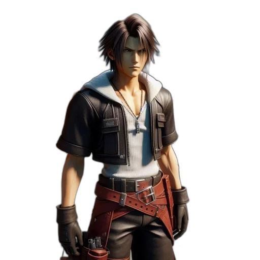 jacket, sword, concept art, fantasy art transparent PNG cut-out