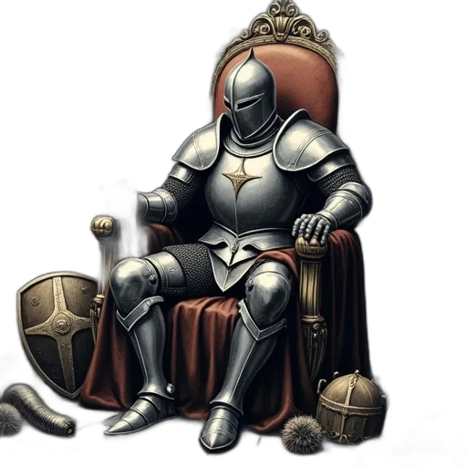 crown, robot, sword, furniture transparent PNG cut-out