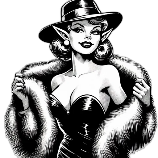 hat, comic book art, cartoon, fantasy art transparent PNG cut-out