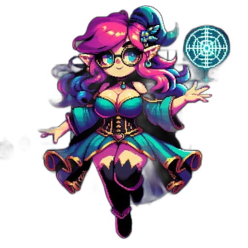 staff, pixel art, concept art, fantasy art transparent PNG cut-out