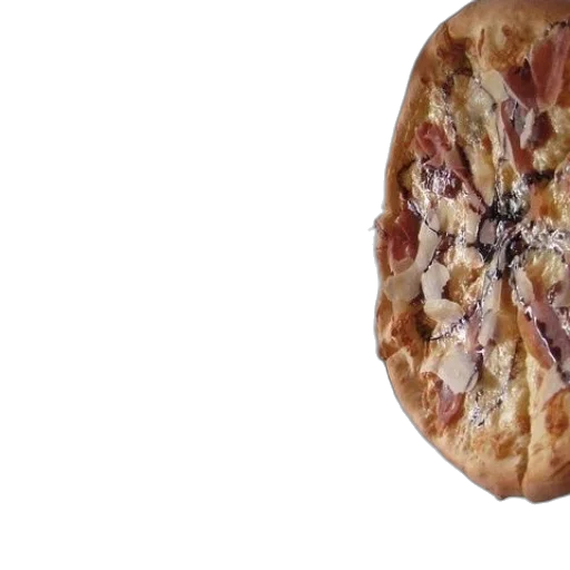 food, 3d render, pizza, ham transparent PNG cut-out