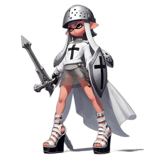 weapon, sword, robot, staff transparent PNG cut-out
