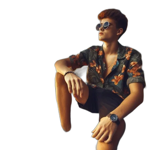 jacket, shoes, furniture, 3d render transparent PNG cut-out
