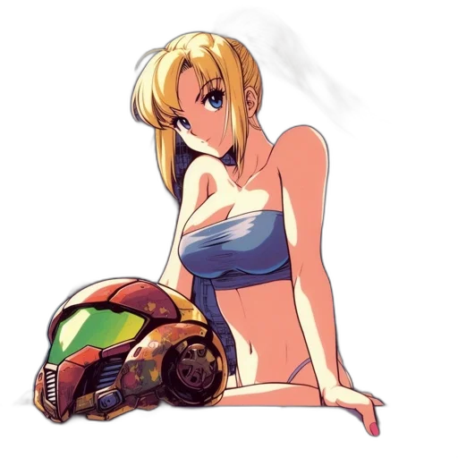 weapon, robot, pixel art, anime transparent PNG cut-out