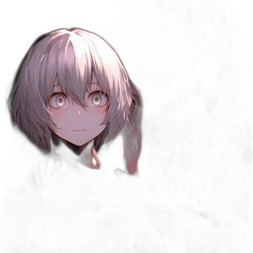 creature, face, hair, robot transparent PNG cut-out