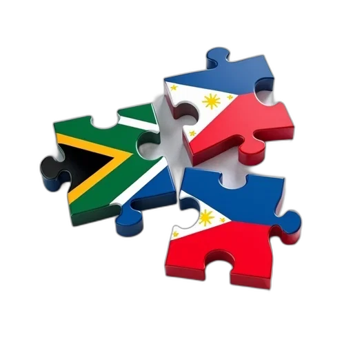 robot, 3d render, puzzle, pieces transparent PNG cut-out