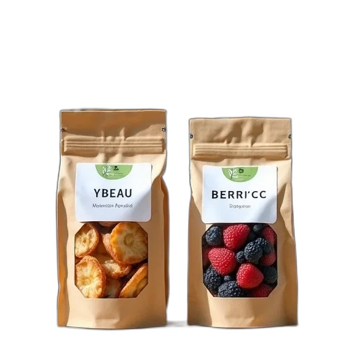 food, two, bags, dried transparent PNG cut-out